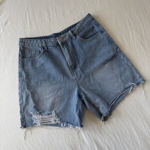 Women's Relaxed Baggy Denim Shorts